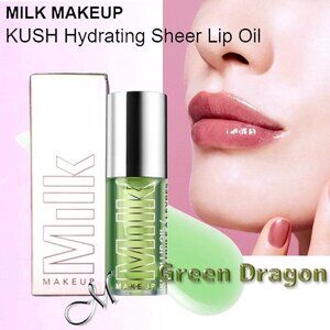 MILK Makeup KUSH Lip Oil ~ Green Dragon (Minty, Shine & Gloss) 5.5ml NIB